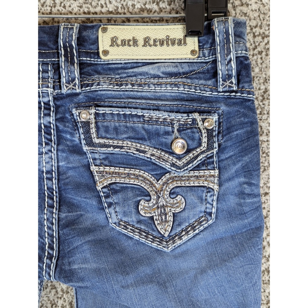 Rock Revival Blue Skinny Jeans